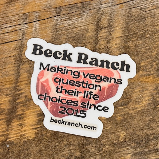 Beck Ranch Stickers