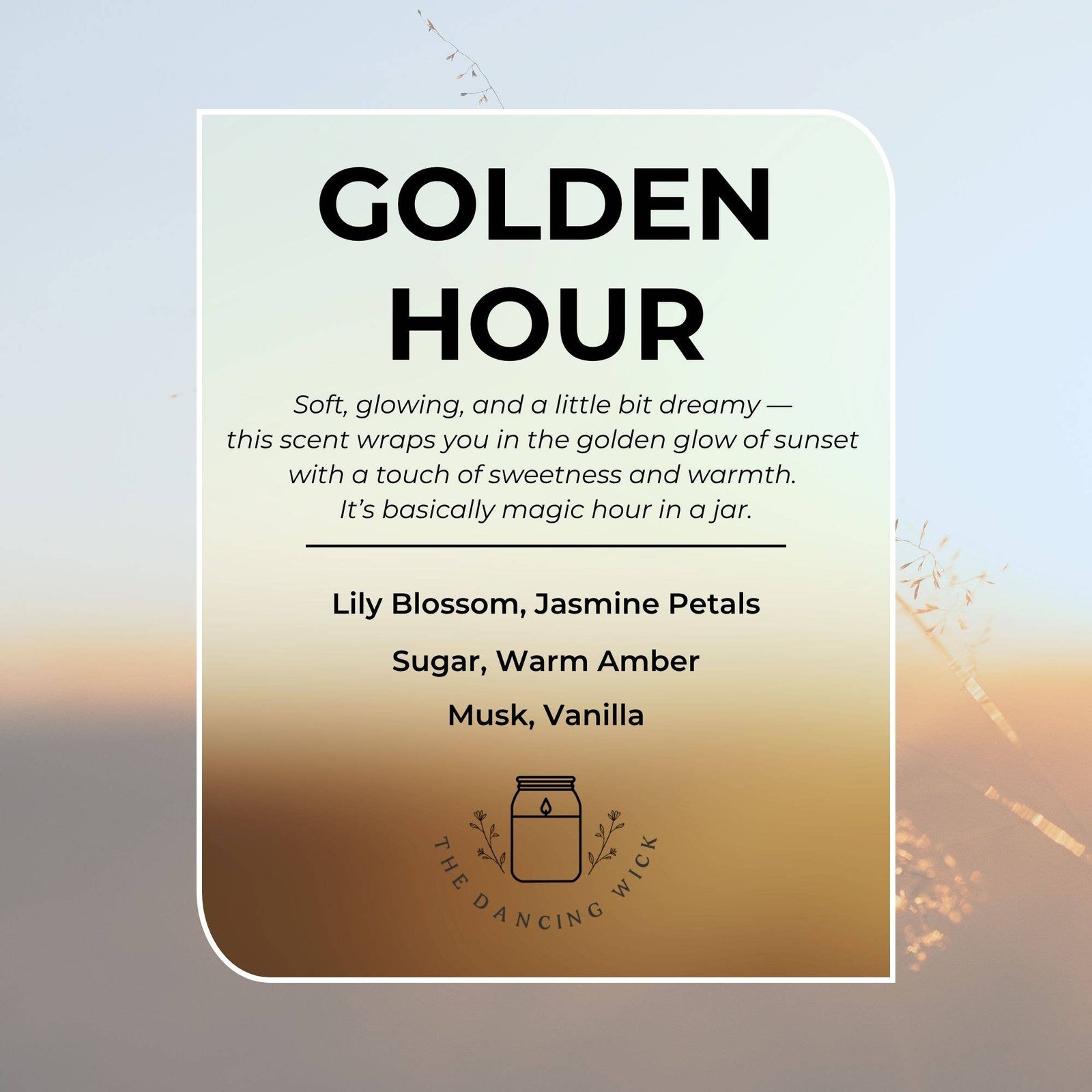4 oz Golden Hour Candle