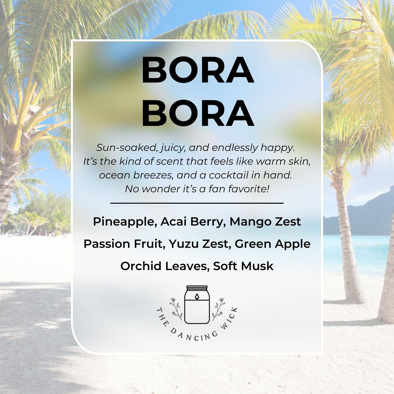 4 oz Bora Bora Candle