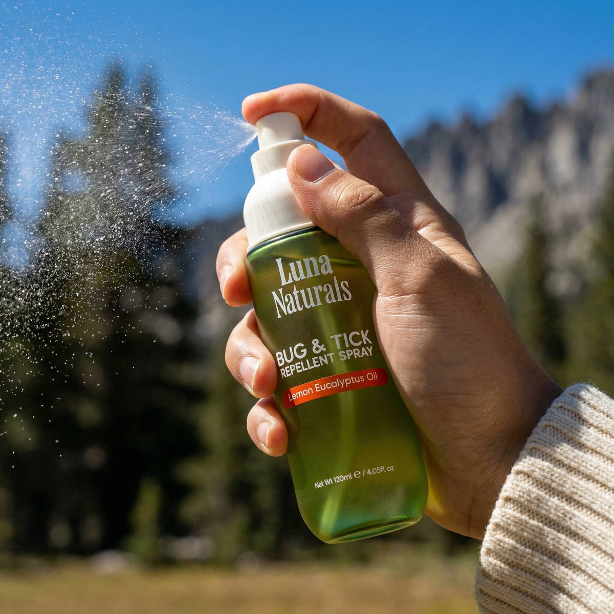 Bug &amp; Tick Repellent Spray | Lemon &amp; Eucalyptus Oil | 120ml