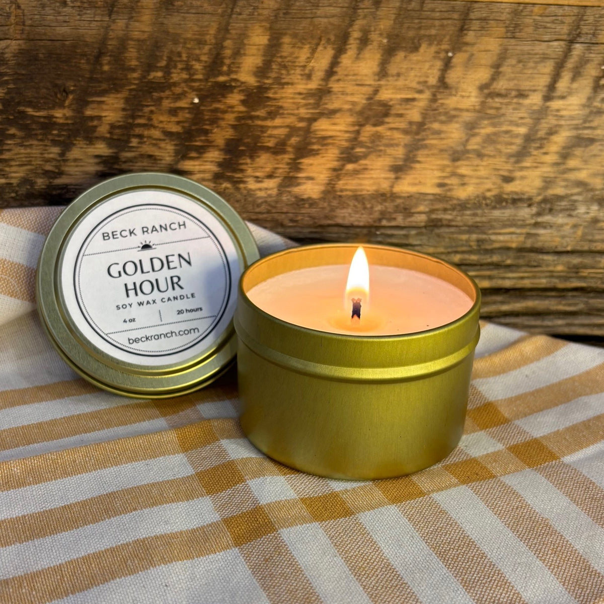 Hand-poured candle