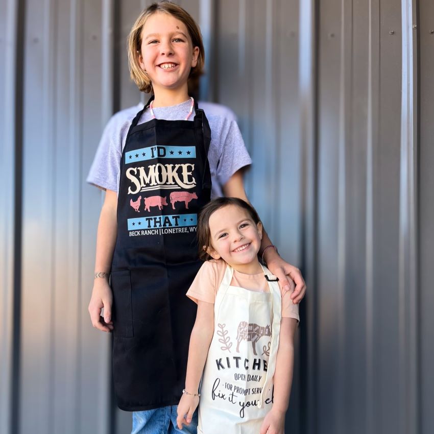 Beck Ranch Nv BR Aprons - Beck Ranch Premium Beef