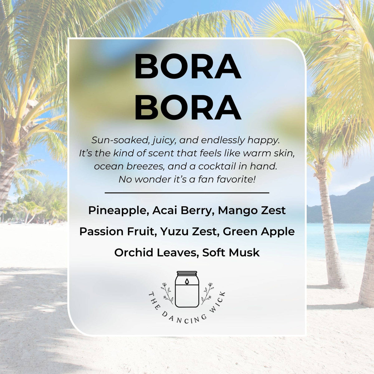 4 oz Bora Bora Candle