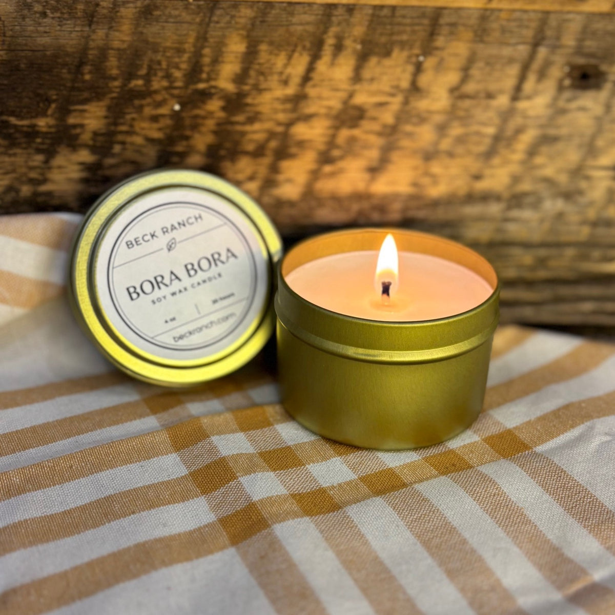 Hand-poured candle