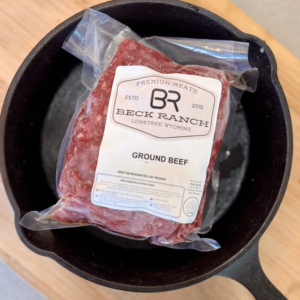 Beck Ranch Nv Dry-Aged Ground Beef - Beck Ranch Premium Beef