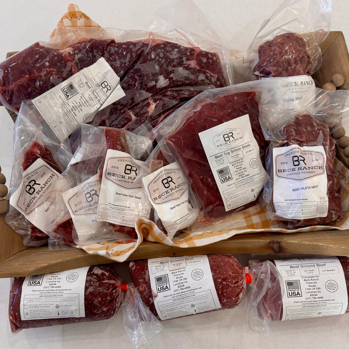 Weekly sale beef bundle, Beck Ranch
